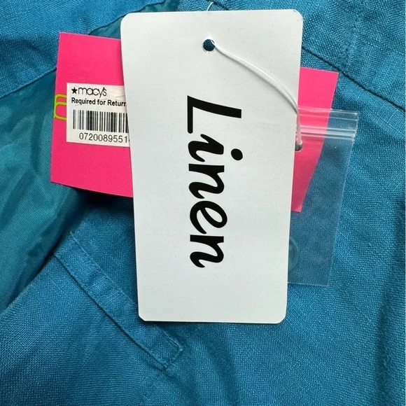 Sunny Leigh 100% Linen Bermuda Short Size 10 - Picture 3 of 6